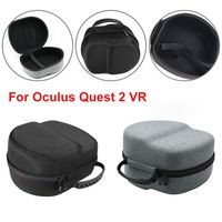Pouzdro na přenášení pro náhlavní soupravu Oculus Quest 2 VR Headset Úložná taška na náhlavní soupravu, černá