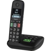 Gigaset Telefon E290A, schwarz, mit Anrufbeantworter