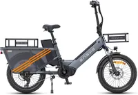 20Zoll ENGWE LE20 Cargo E Bike mit kindersitz für Erwachsene Ebike 250W 100Nm Mittelmotor E-BikeAPPElektrofahrrad 48V 19.2AH Akku 180KM E-Hollandräder