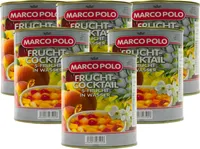 Food-United 5-Frucht-Cocktail in Wasser 6 Dosen Füllmenge 820g ATG 500g