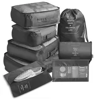 zggzerg Kofferorganizer Koffer Organizer, 8 Teilige Wasserdichte Packing  Cubes Kleidertaschen