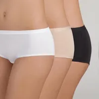 3er-Pack D4H01 Baumwoll-Slips für Damen