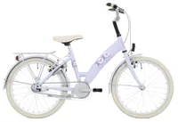 Dětské kolo 20" Bikefun Lots of Love s brzdou na kolečkách - Purple / Violet Matt