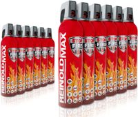 XENOTEC PREMIUM Feuerlöschspray – 12er Set - 750ml – Stopfire – Autofeuerlöscher – REINOLDMAX – wiederverwendbar – geeignet für Fettbrände – 12 x 750g