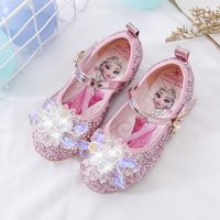 Sandalen Tanzschuhe Mädchen Kinderschuhe Elegant Elsa Prinzessin Einzelne Schuhe 