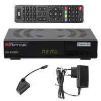 RED Opticum HD AX360 HEVC H.265 "Freenet TV"DVB-T/T2 Receiver