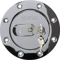 uniwersalny aluminiowy korek wlewu paliwa 12 cm srebrny