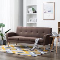 Sofaüberwurf Sesselschoner Sesselschutz 3-Sitzer 191x279 cm Farbe Braun/Beige 