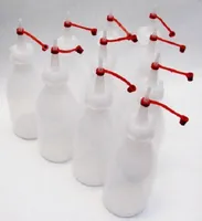 10 x Enghalsflasche Laborflasche 250 ml + Deckel Flasche Spritzflasche aus PE-LD