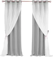 Vorhang Kinderzimmer Gardinen Küchengardinen Thermovorhang gegen Kälte Blickdichte Gardinen mit Schlaufen Verdunklungsvorhänge H 243 x B 132 cm