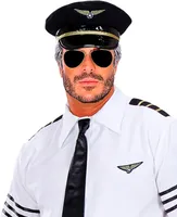 Pilotenmütze für Erwachsene - 414003 | Schwarz