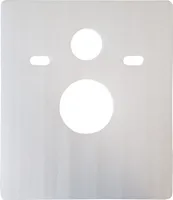quadratisches Schallschutz-Pad für Wand WC / Wand Bidet