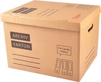 Archivkarton für 5 Aktenordner Umzugskarton Aktenkarton Aufbewahrung Transport