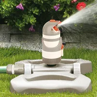 WhiteLine 2-Funktionen Drehsprinkler, Rasensprenger, Kreisregner