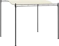 vidaXL Pavilion Fabric Cream White