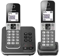 Bezdrátové telefony Panasonic KX-TGD322, záznamník, černá obrazovka
