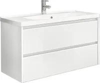 Waschtischunterschrank Pelipal xpressline 3261 BxHxT 100 x 52,9 cm x 42 cm Frontfarbe weiß 3261.511014