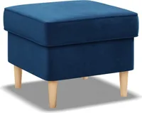 Fußhocker für Sessel, Pouffe-Fußhocker, wohnzimmer Sitzpouf 49x49cm, Grün