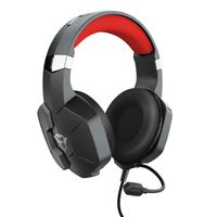 Trust GXT 323 Carus Kopfhörer Kabelgebunden Kopfband Gaming Schwarz, Rot