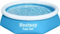 Bestway® Fast Set™ Aufstellpool ohne Pumpe Ø 244 x 61 cm, blau, rund