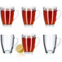 KADAX Zestaw Szklanek Do Napojów Herbaty Soku 6szt 375ml