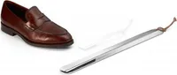 Philippi Phil Schuhanzieher L Edelstahl, hochglanzpoliert 42 cm (l), Leder 202033