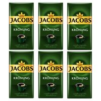 JACOBS Filterkaffee Krönung 6x500g Pulver-Kaffee gemahlen Röstkaffee 1,5kg
