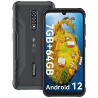 Blackview BV5200 Pro Outdoor Handy, 7GB+64GB/1TB Erweiterbar 2.3 GHz Octa Core Android 12 Outdoor Handy Ohne Vertrag, 13MP+8MP Panorama Kamera 5180mAh 6.1" HD+, 3 Slot Outdoor Smartphone IP69K
