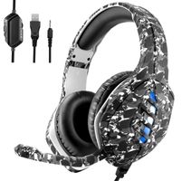 Gaming-Headset PS4 / Xbox / PC Camouflage grau