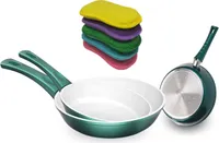 Cerafit Fusion Pfannen, Set 8-tlg. mit Mikrofaser-Schwamm