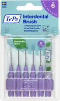 TePe | Interdentalbürsten 1,1 mm - lila - 6 Stück - effektive Zahnreinigung - für gesunde Zähne