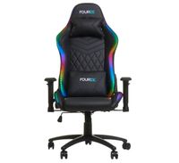 Fourze Lightning Gaming Stuhl / Gaming Chair RGB / LED schwarz