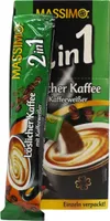 MASSIMO 2in1 Löskaffee mit Kaffeeweißer  (10 Instantkaffee Sticks à 14g)
