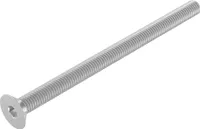 SECCARO Senkschraube M6 x 90 mm, Edelstahl V2A VA A2, DIN 7991 / ISO 10642, Innensechskant, 20 Stück