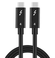 USB 4 Kabel 40 Gbit/s 100W 5A Typ-C-C Schnellladekabel Thunderbolt Datenkabel 1m