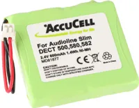 Akku passend für MEDION MD81877, Audioline Slim 500, S63006