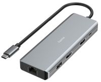 USB-C-Hub, Multiport, 9 Ports, 4x USB-A, 2x USB-C, 2x HDMI™, LAN/Ethernet (00200142)