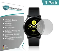4x Slabo Displayschutzfolie für Samsung Galaxy Watch Active MATT "No Reflexion" (verkleinerte Folien) Displayfolie Schutzfolie Folie