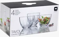 4er Set Leonardo 038168 Tavola Dessertschale Glasschale Glas Schale ⌀ 12,5 cm