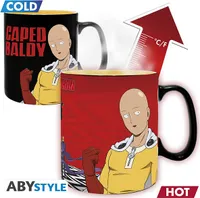 One Punch Man - Saitama a Garou - XXL hrnček na zmenu farby