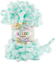 100g Strickgarn ALIZE Puffy Color Fingerstrickgarn Schlaufenwolle