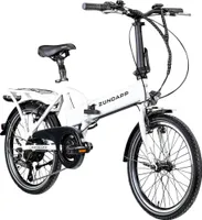 Zündapp Z101 20 Zoll Elektro Klapprad für Erwachsene 150 - 180 cm 6 Gang E Klappfahrrad E Bike Faltrad Pedelec StVZO