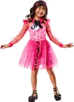 Monster High - "Deluxe" Kostüm-Kleid ‘” ’Draculaura“ - Kinder BN5733 (152-158) (Pink/Weiß/Schwarz)