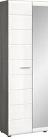 xonox.home Garderobenschrank Salsa Rauchsilber Nachbildung 60x192x37 cm