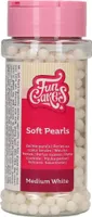 FunCakes Soft Pearls Medium White 60 g