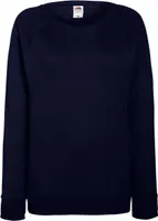 Fruit of the Loom 62-146-0 | Lady-Fit Lightweight Raglan Sweatshirt / Pullover - Farbe: Deep Navy - Größe: M