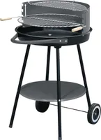 Rundgrill KYNAST El Toro grau/schwarz Holzkohle Grill