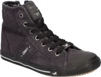 Mustang Damen Sneaker High Top Booty Schnürung Stiefelette 1099-506 , Größe:39 EU, Farbe:Grau