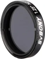Svbony SV139 měsíční filtr ND16, 1,25 palce propustnost 6,25 % pro Gibbous Moon, filtr pro dalekohled s hliníkovým rámem, příslušenství pro dalekohled z optického skla