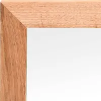 vidaXL Nástěnné zrcadlo 55x55 cm z ořechového masivu